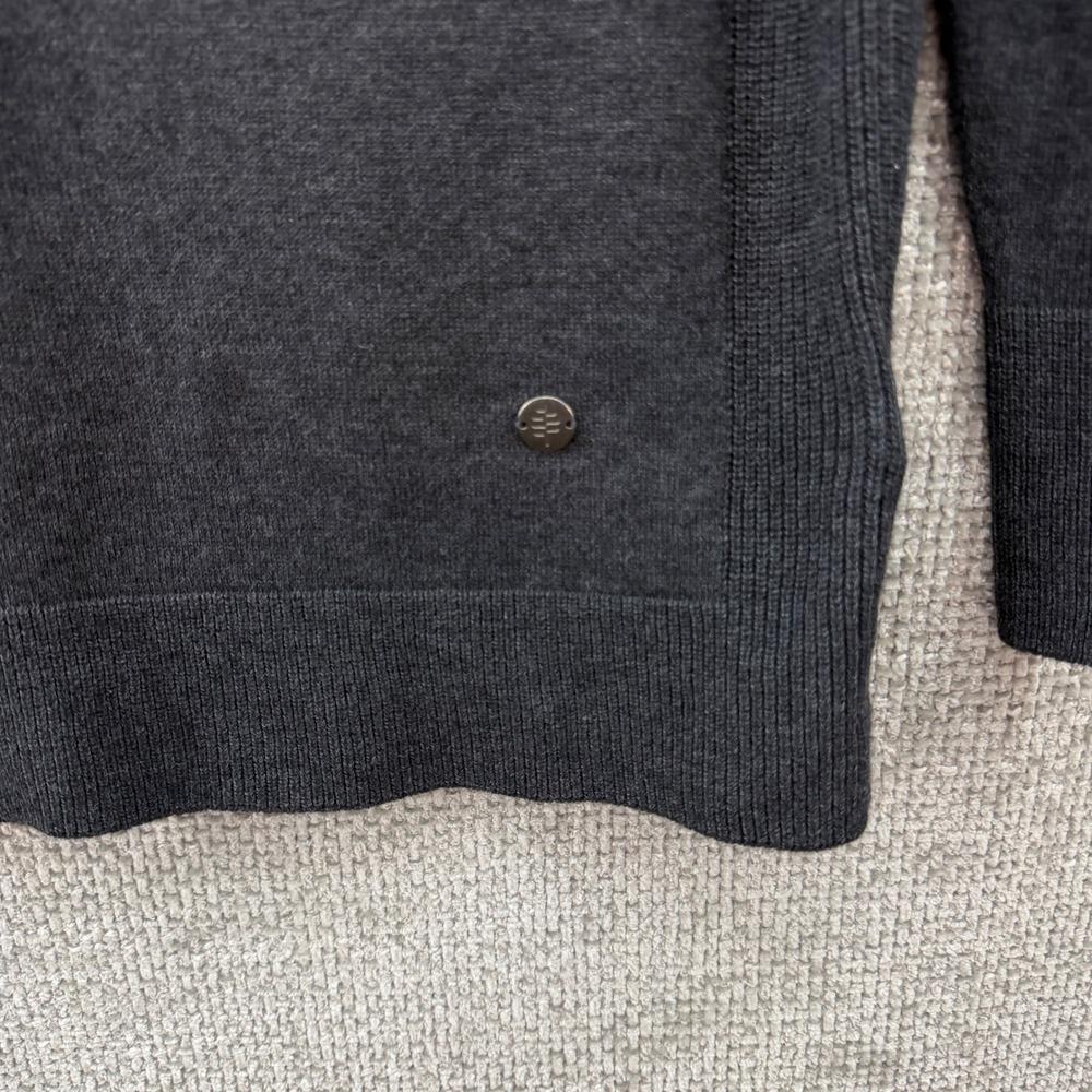 Royal Robbins Westlands Funnel Neck Sweater Charcoal Gray Merino Wool Womens S - Picture 3 of 11